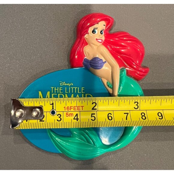 Vintage 1991 The Little Mermaid Small Compact Mirror EUC, Disneyana Princesses - Picture 5 of 6